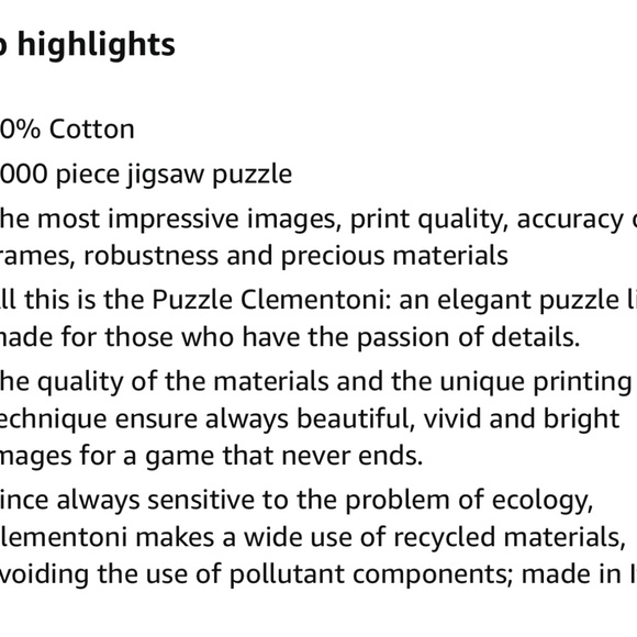 Clementoni - Venice Canal - 1000 pc puzzle - Picture 6 of 8